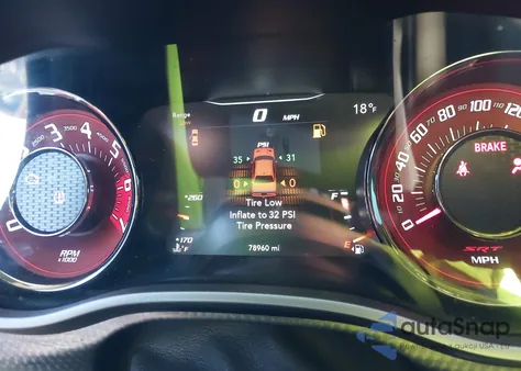 2016 Dodge Challenger Srt Hellcat z USA, uszkodzony, nr VIN 2C3CDZC96GH117365